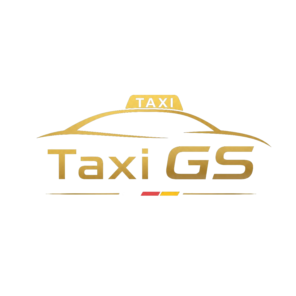 Taxi GS – goldenes Taxi-Logo